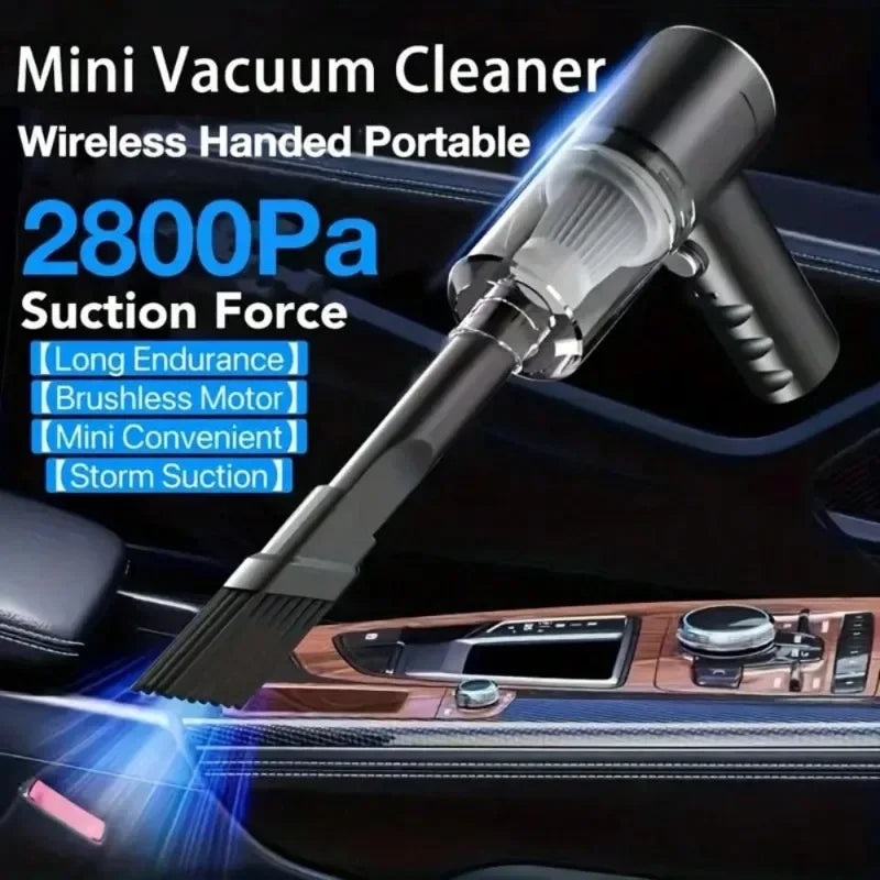 USB Rechargeable Portable Vacuum – Car & Home 5500Pa Suction