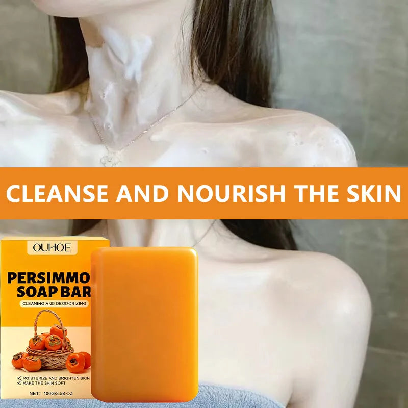 Persimmon Honey Bath Soap Bar – Moisturizing Face & Body