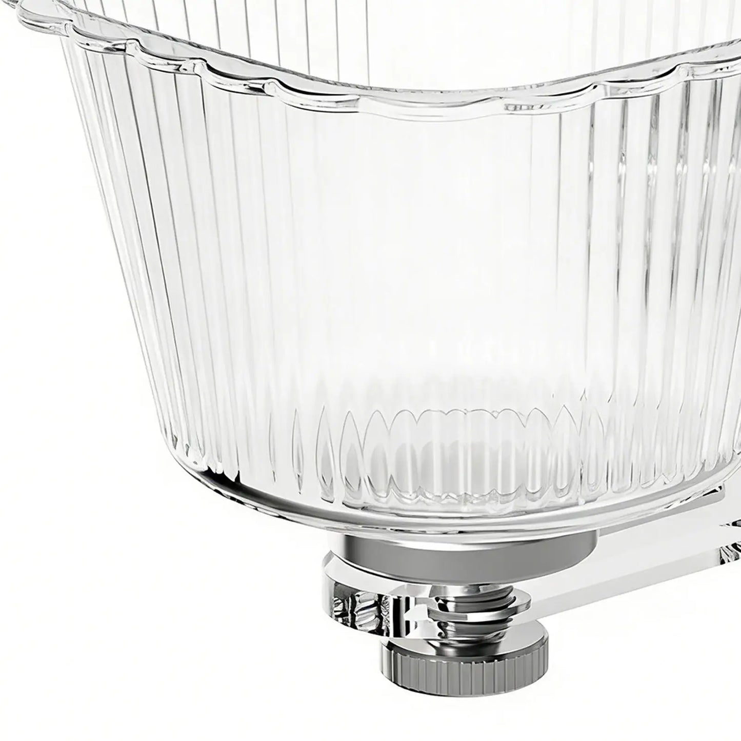 Clear Anti-Tip Bird Feeder Cage Bowl | Parakeet Cockatiel
