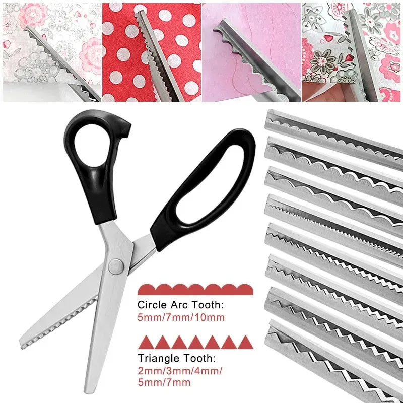 Pinking Shears – Zig Zag Stainless Steel Fabric Scissors
