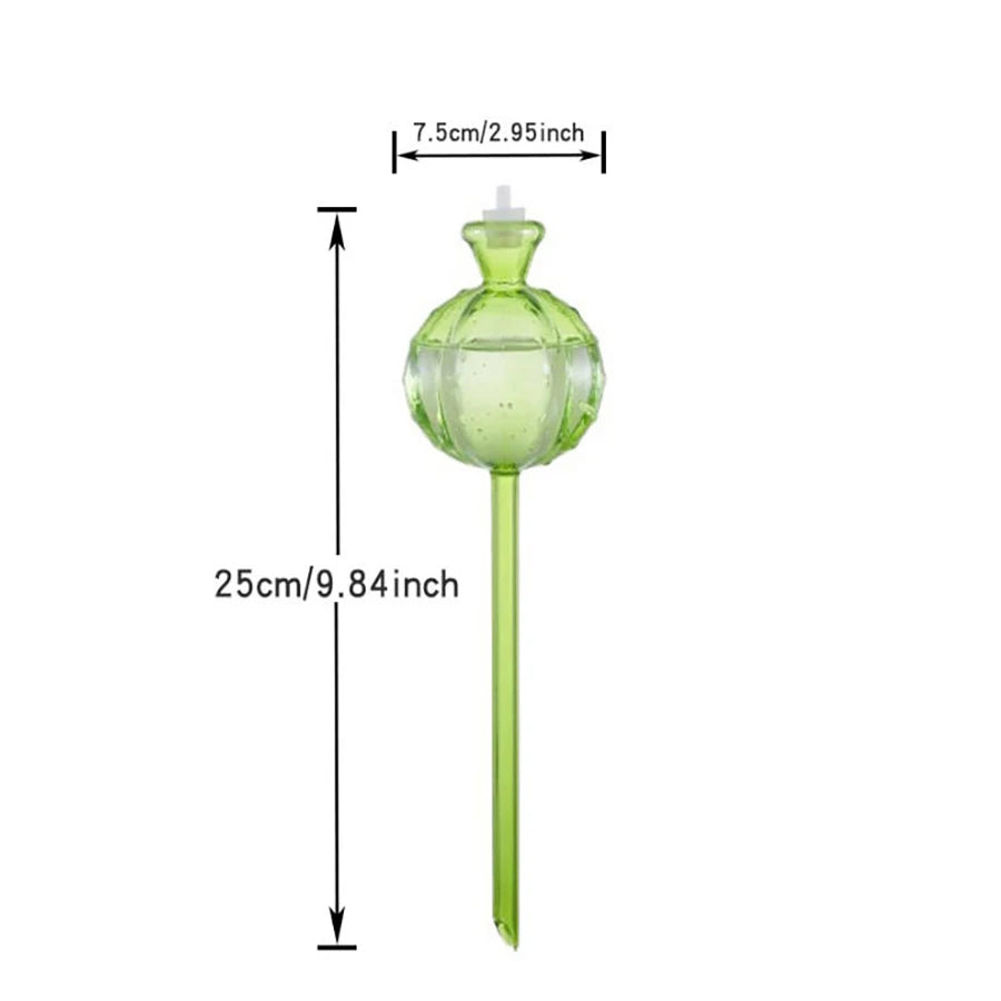 4-Pack Plant Watering Globes – Plastic Self-Watering Bulbs for Automatic Irrigation of Indoor & Outdoor Potted Plants