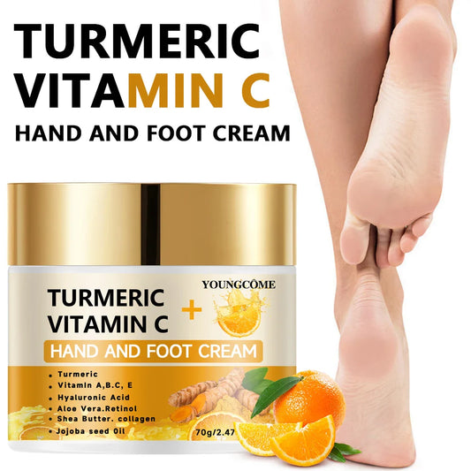 Turmeric Hand & Foot Cream – Retinol, Hyaluronic Acid | YOUNGCOME Hand & Foot Cream Oasis Select 70G