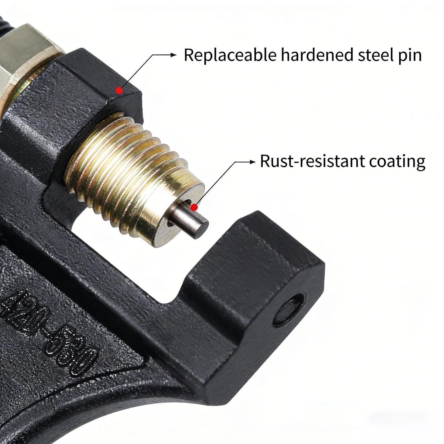 Motorcycle Chain Breaker Chain Link Removal Separator Motor Chain Breaker Riveting Tool 420-530 Motorcycle Parts Repair Tool Peaceful Pleasures Health and Wellness