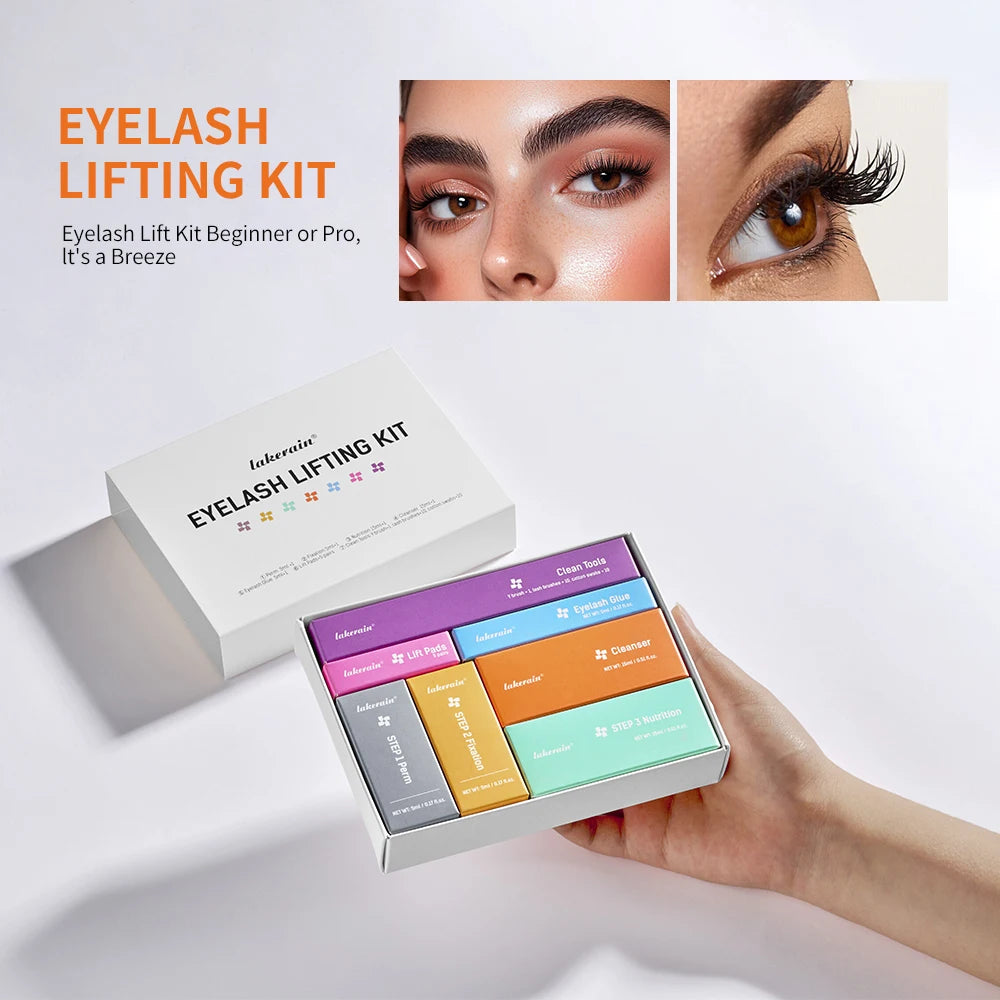 Semi-permanent Lash Lift Eyebrow Perming Kit Full Set Eyelash Lifting Cosmetics Long Lasting Makeup Tools Peaceful Pleasures Health and Wellness