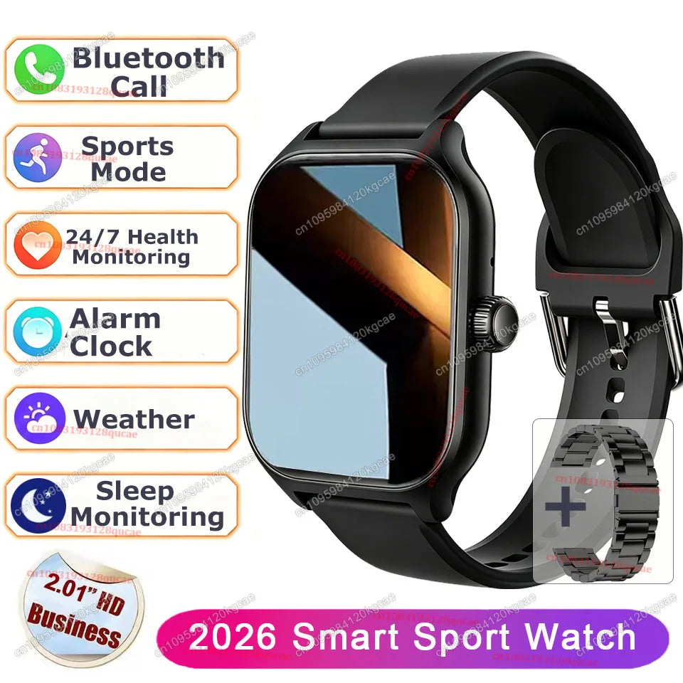 Ola Esporte HT30 Smart Watch – 2.01" HD Bluetooth Fitness Watch
