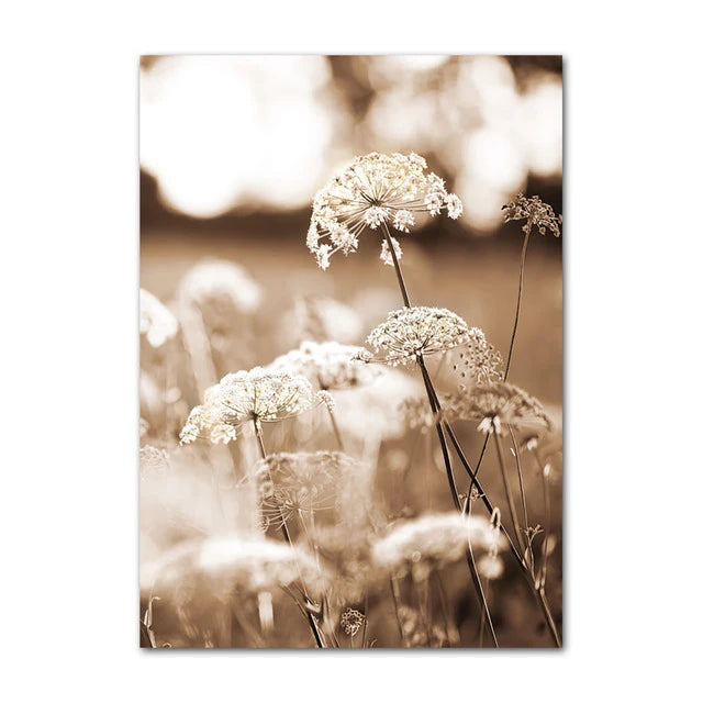 Nordic Canvas Wall Art – Lake Dandelion & Reed Print Canvas Wall Print Peaceful Pleasures Health and Wellness 05 20x30cm Unframed
