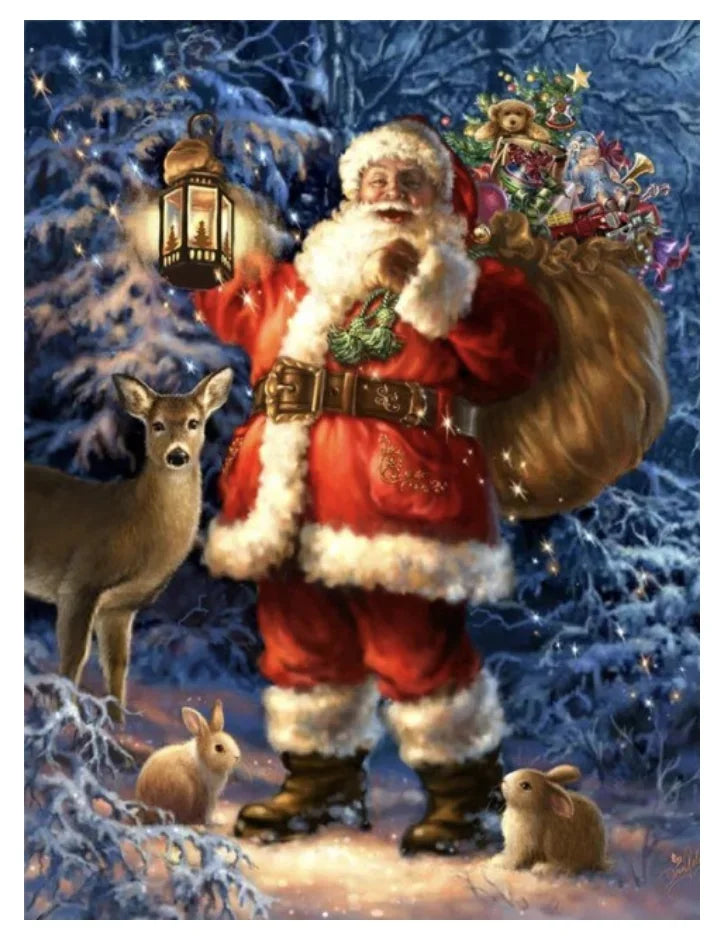 Funny Christmas Cat Vintage Canvas Poster | Retro Wall Art Print Canvas Wall Art Print Peaceful Pleasures Health and Wellness ZLH5542 100x150cm No Frame