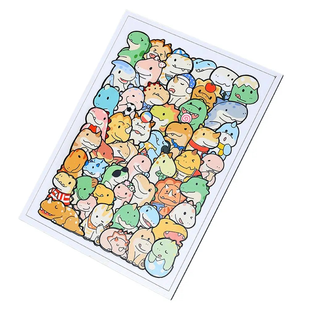 50-Piece Animal Wooden Jigsaw Puzzle – Cats, Dogs & More