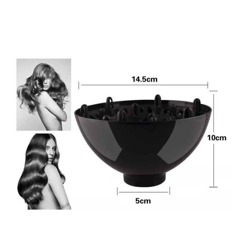 Universal Barbershop Special Curling Dryer Large Head Professional Hair Diffuser Adaptable for Blow Dryers for Curly Hair Peaceful Pleasures Health and Wellness