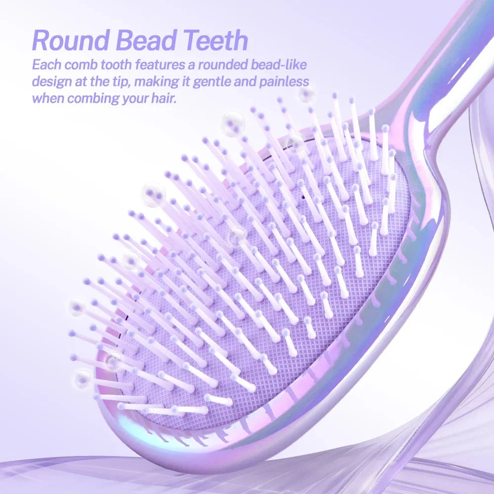 Air Cushion Hair Brush – Detangling Scalp Massager, Wet & Dry
