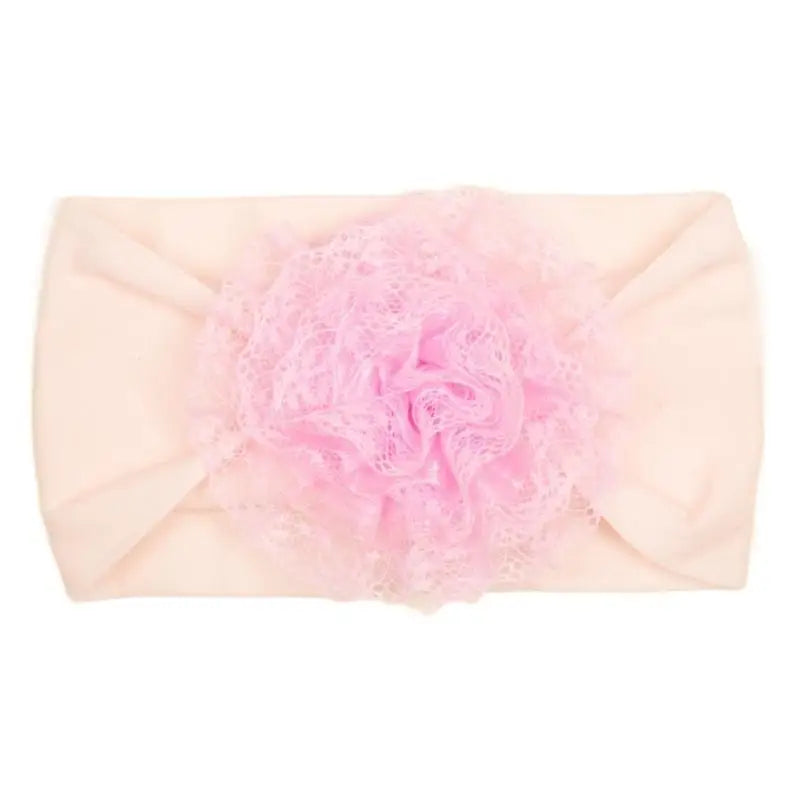 Baby Flower Headband | Handmade Turban for Newborns & Toddlers