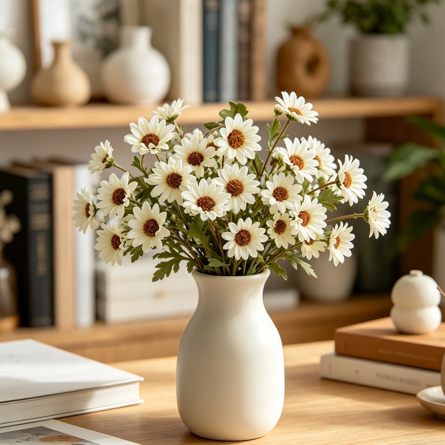Artificial Silk Daisy Hydrangea Flowers – Wedding & Home Décor