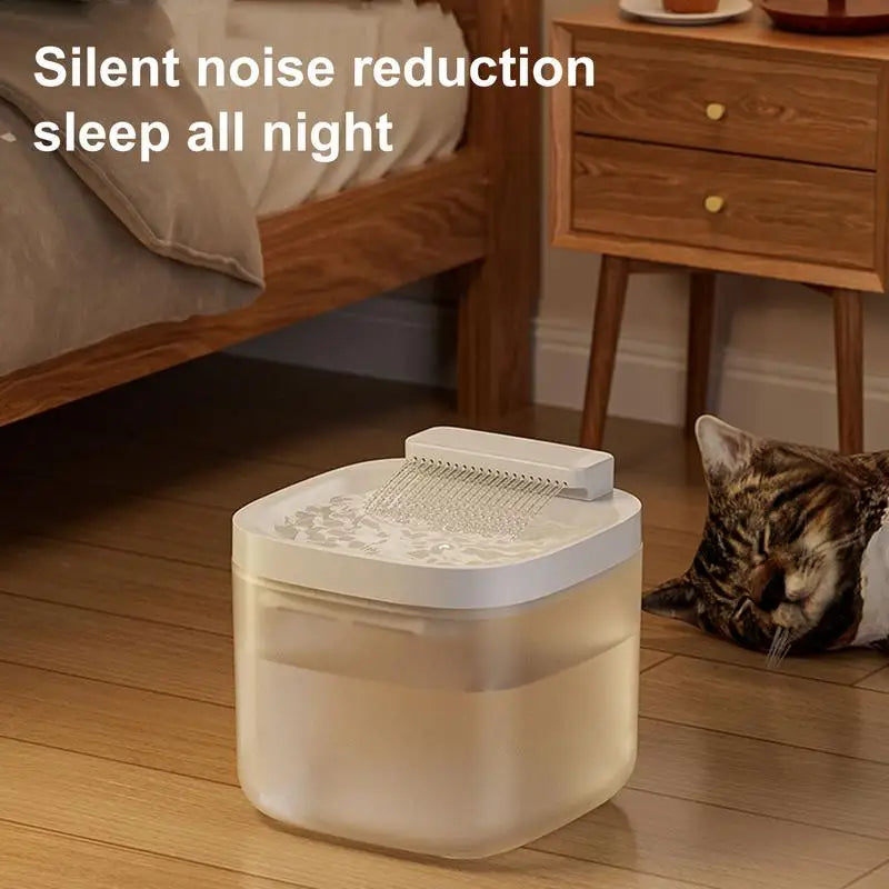 3L Silent Cat & Dog Water Fountain – Auto-Circulating Pet Drinker