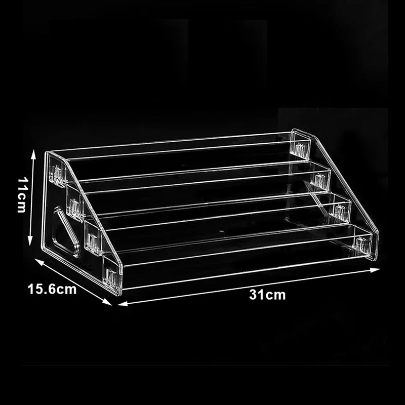 Multi-layered 3/4/5/6/7 Acrylic Cosmetics Display Rack for Nail Polish and Lipstick Peaceful Pleasures Health and Wellness 002