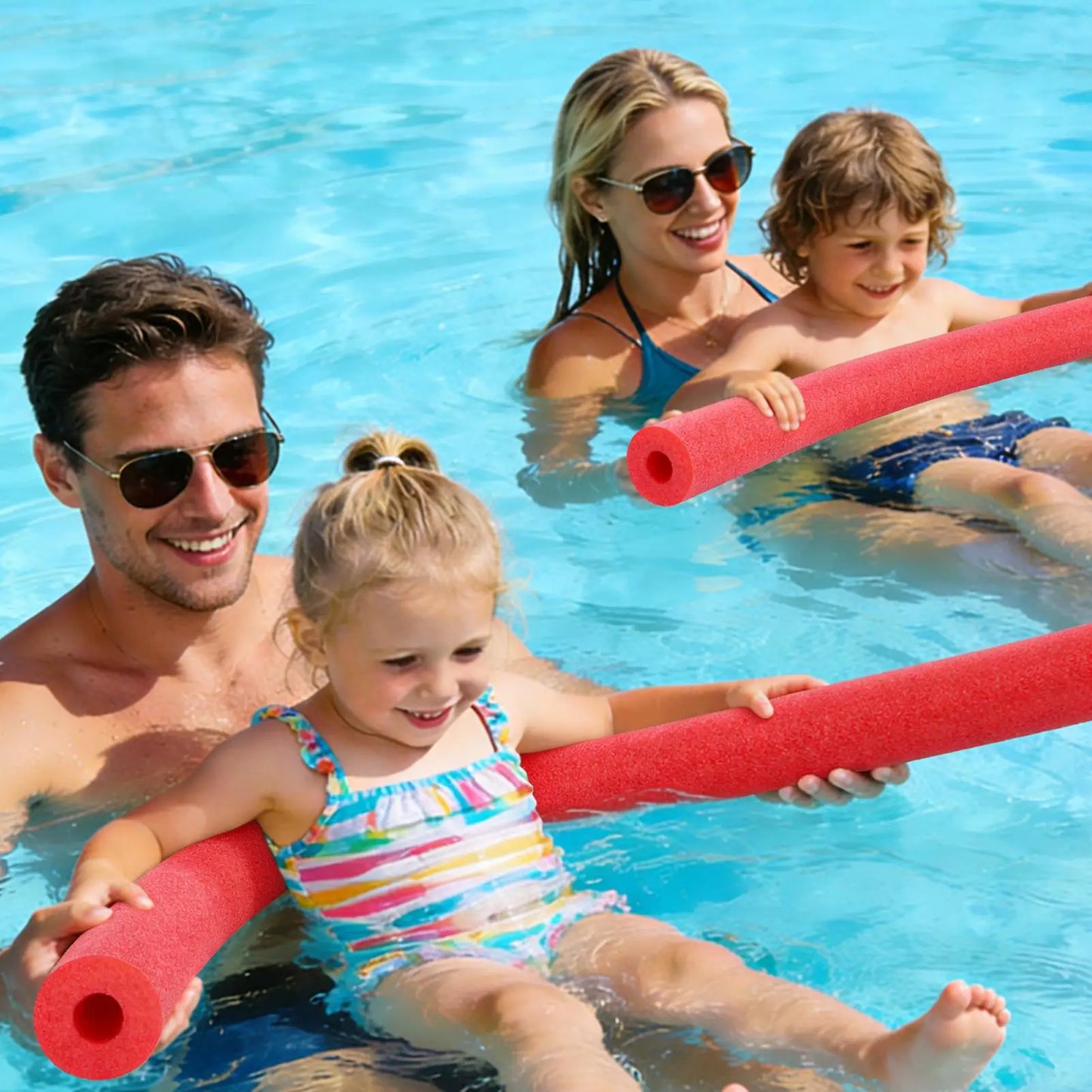 120cm Foam Pool Noodle | Hollow Buoyancy Float Stick for Kids