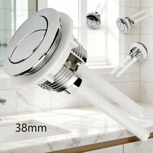 Dual Flush Toilet Push Button 38/48/58mm | Tank Valve Toilet Flush Button Oasis Select
