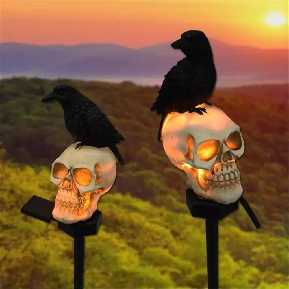 Halloween Outdoor Light Skeleton Ghost Horror Grimace Party Decor for Courtyard Home Holiday Lighting Garden Decoration Peaceful Pleasures Health and Wellness
