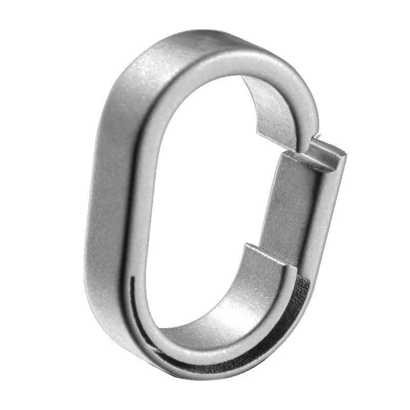 EDC Detachable Key Ring Mini Buckle | Titanium Alloy Keychain EDC Keychain Buckle Peaceful Pleasures Health and Wellness