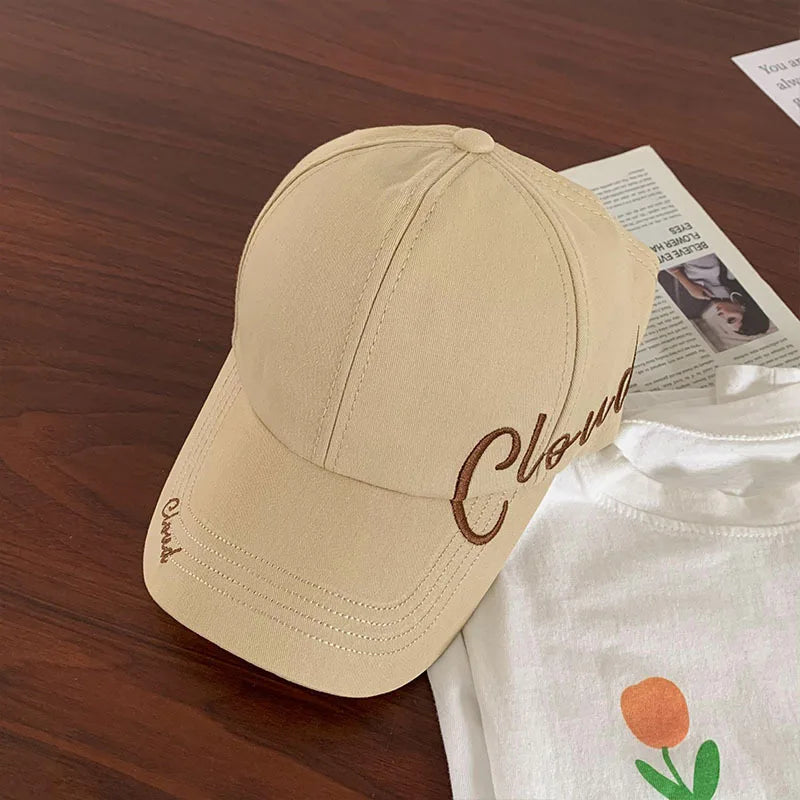 Women's Sun Hat with Ponytail Hole | Breathable Baseball Cap