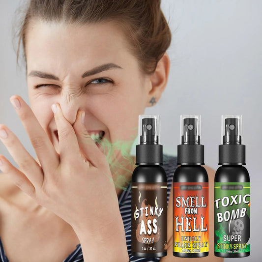 3 Pack Stinky Ass Fart Spray Stink Hilarious Gag Gifts Non Toxic Long Lasting for Halloween Prank Gift Peaceful Pleasures Health and Wellness