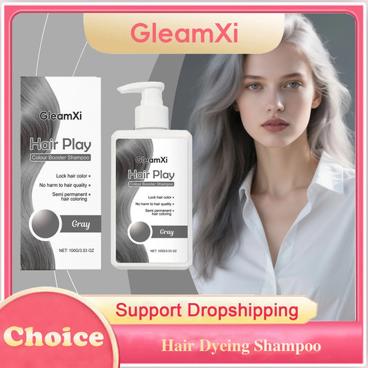 100g Hair Dyeing Shampoo Color-Locking Fade Prevention Gentle Cleansing Nourishing Smoothing Gray Color Fixing Hair Dye Shampoo Peaceful Pleasures Health and Wellness
