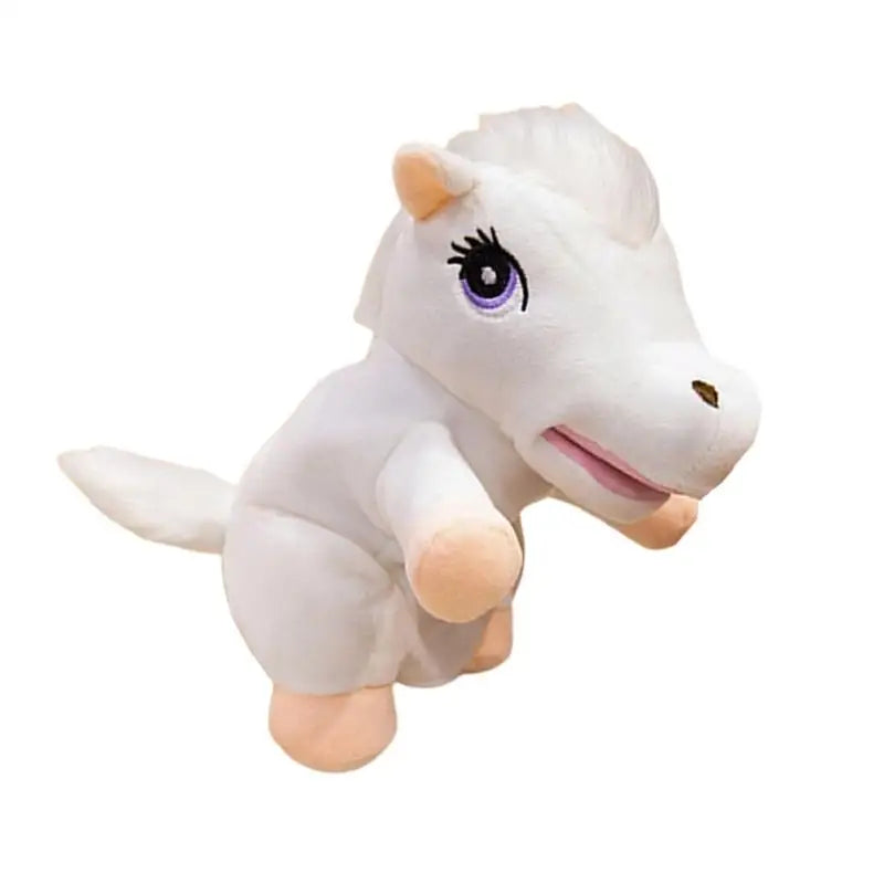 Horse Hand Puppet Plush Toy – Soft Stuffed Animal for Kids