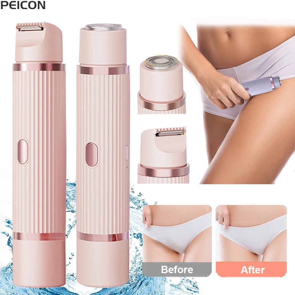 Electric Razor for Woman Bikini Trimmer Body Epilator Women Electric Shaver for Private Area Underarm Legs Facial Hair Removal Peaceful Pleasures Health and Wellness