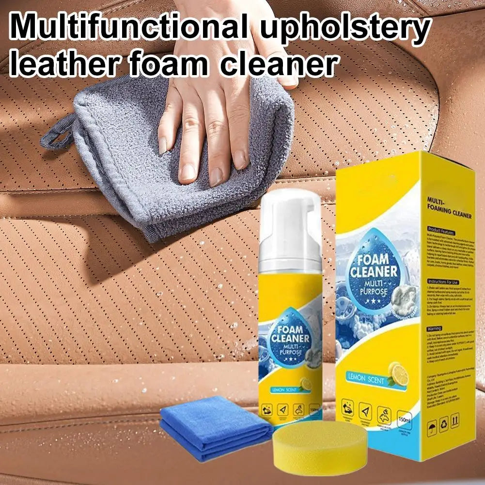100/150ml Powerful & Multipurpose Car Interior Foam Cleaner All Purpose Rinse Foam Cleaner Spray Deep Penetration Rich Cup Peaceful Pleasures Health and Wellness