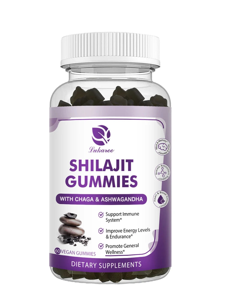 Himalayan Shilajit Gummies 13-in-1 – 60ct Peaceful Pleasures Health and Wellness 60pcs 3bottles United States