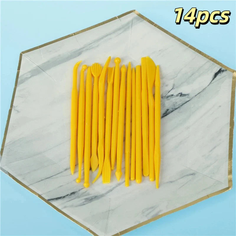 14-Piece Fondant Shaping & Sugar Flower Sculpting Tool Set