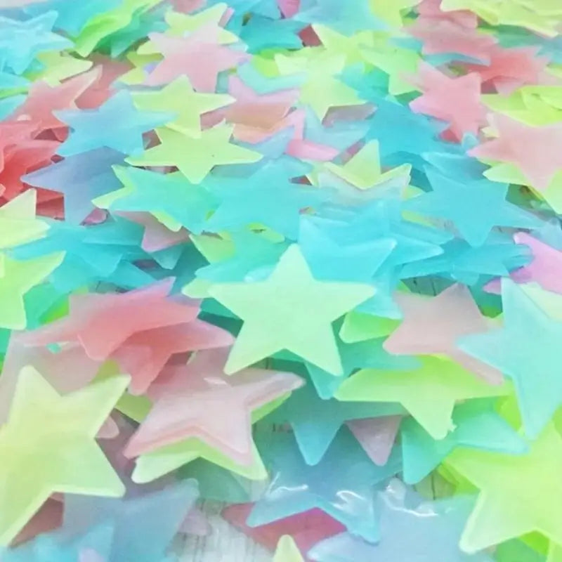 Luminous Star Wall Sticker Suitable Bedroom Ceiling Decoration