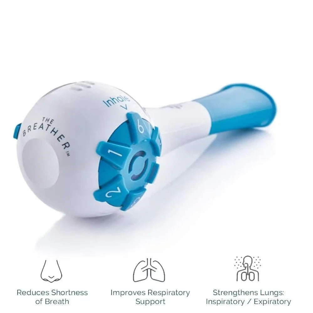 Sports Breathing Trainer – 6-Level Lung Exercise Mouthpiece