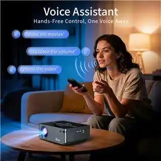 Native 1080P 8K Decode Smart Projector Android 9.0 350ANSI Dual WiFi BT5.0 Dolby Audio 4D Keystone Home Theater Projector Peaceful Pleasures Health and Wellness