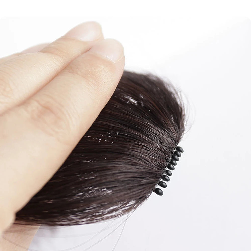 1PC Air Bangs Wig Summer Light And Thin Fake Bangs Natural Forehead Invisible And Traceless Bangs Wig Piece Peaceful Pleasures Health and Wellness
