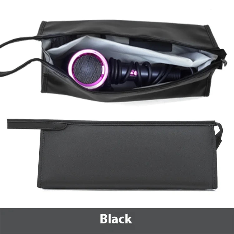 Home Portable Hair Dryer Storage Bag, Hair Dryer Travel Storage Bag,Waterproof Storage Bag Travel Case for Dyson Peaceful Pleasures Health and Wellness Black