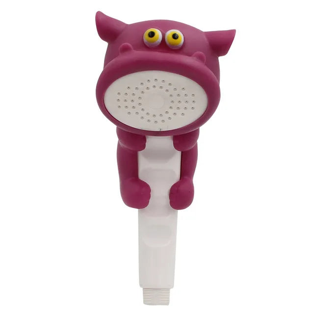 Cartoon Kids Shower Head with Suction Cup | Baby Bath Spray