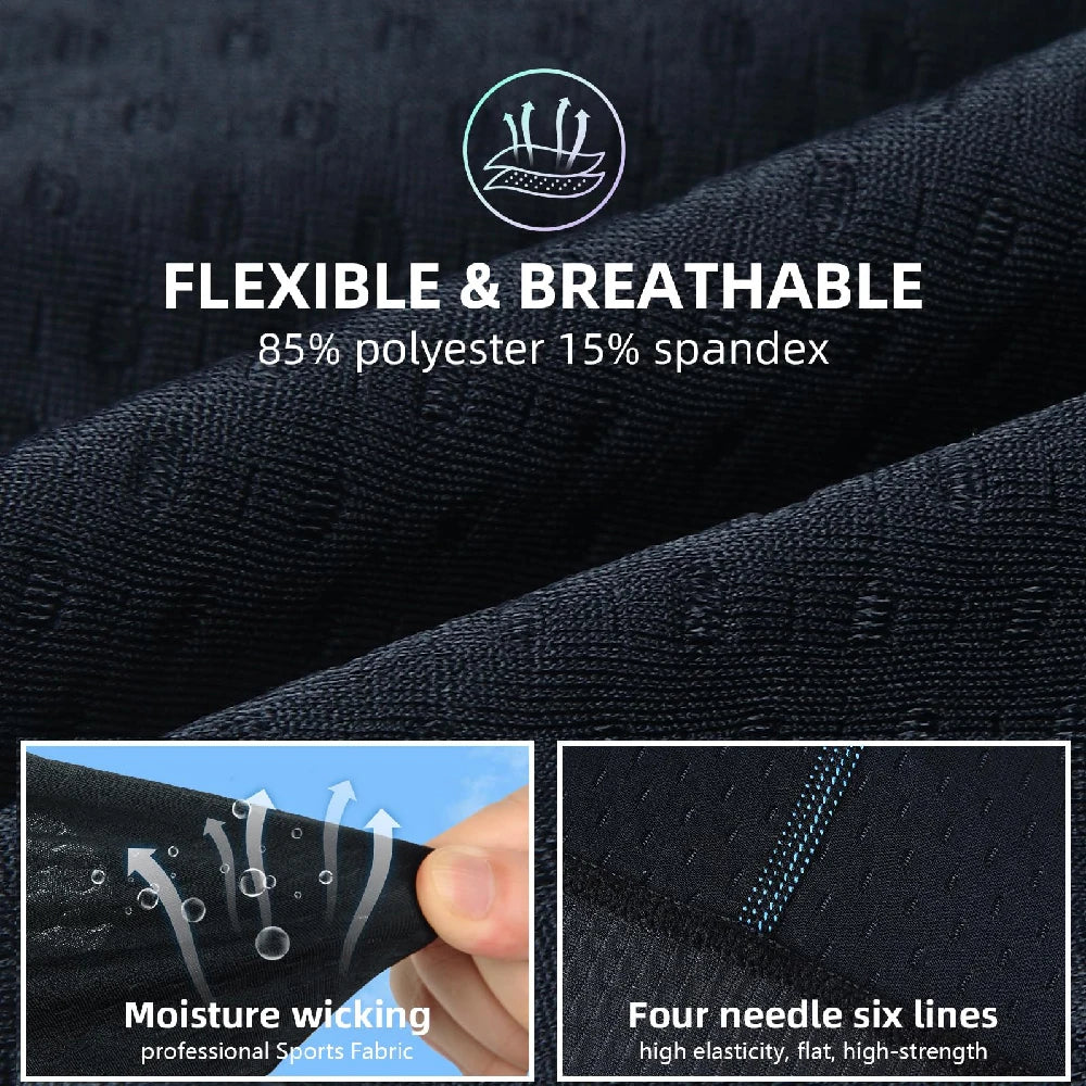 WEFITON 1PCS Men’s Cycling Underwear 4D Padded Bike Shorts MTB Liner Shorts with Anti-Slip Leg Grips Breathable Bicycle Sports Peaceful Pleasures Health and Wellness