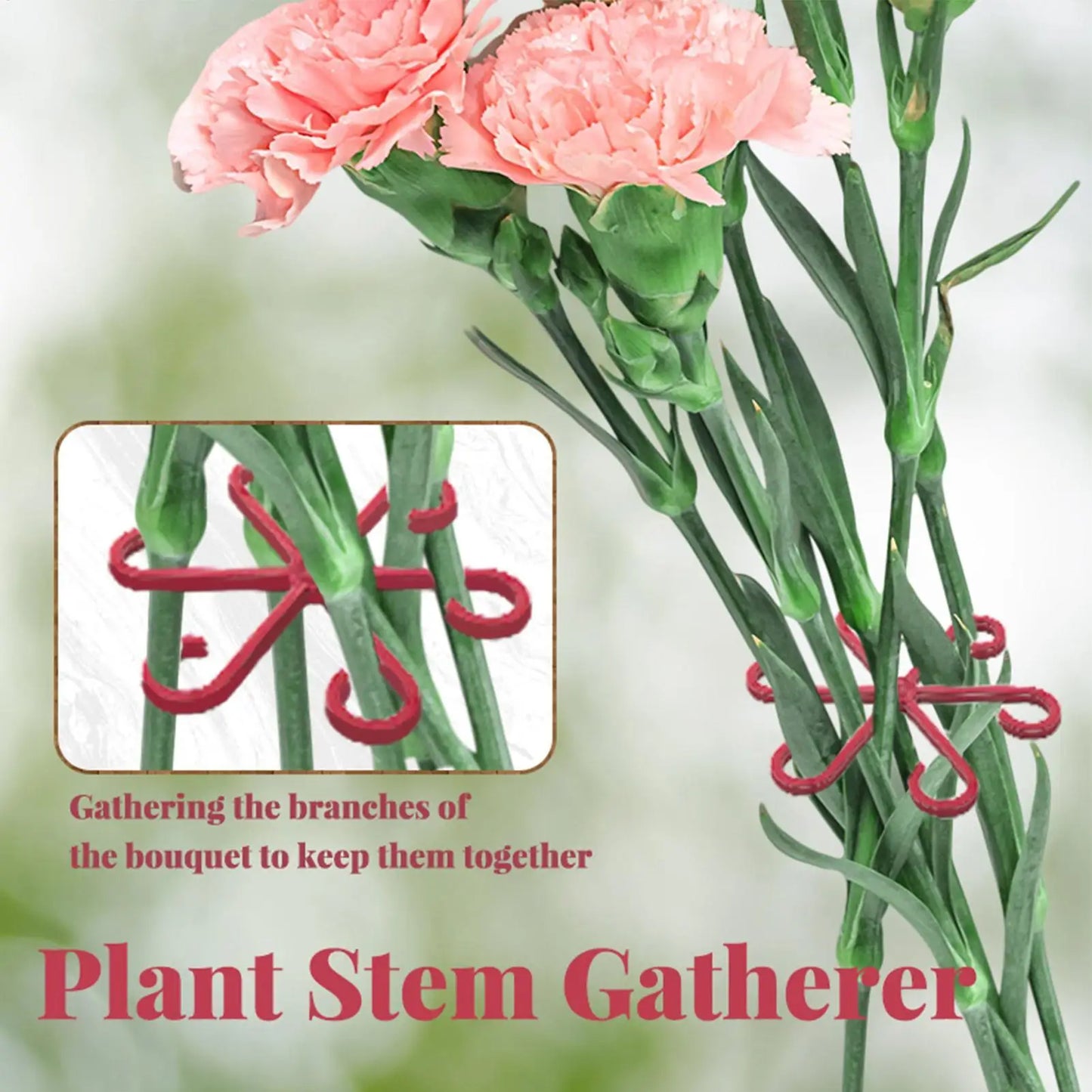 4-Pack Reusable Plant Stem Support Cages | Folding Frames