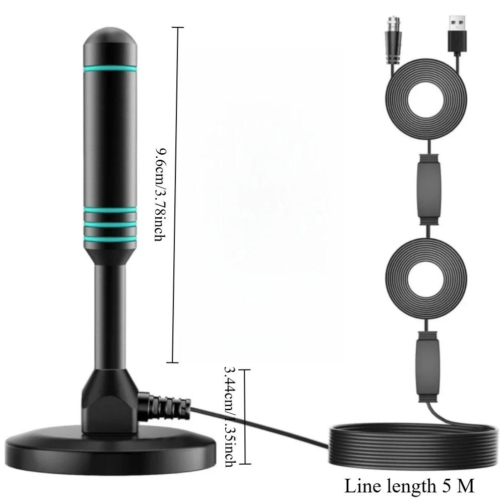 2025 Suction Cup HDTV Antenna 4K 1080P – Indoor & Outdoor