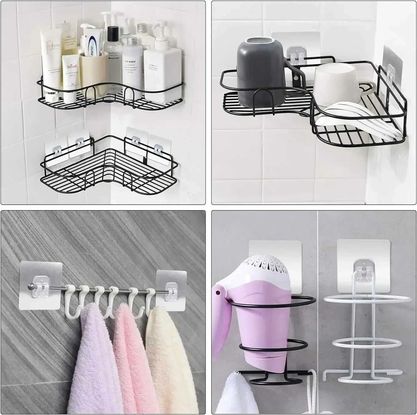 Seamless Adhesive Hooks Transparent Home Acrylic Strong Self Adhesive Hooks Bathroom Kitchen Claw Buckle Hanger Wall 2030 Peaceful Pleasures Health and Wellness