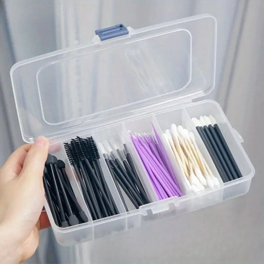 2-Pack Clear Hair Clip & Jewelry Storage Box with Dust-Proof Lid Accessories Storage Box Oasis Select
