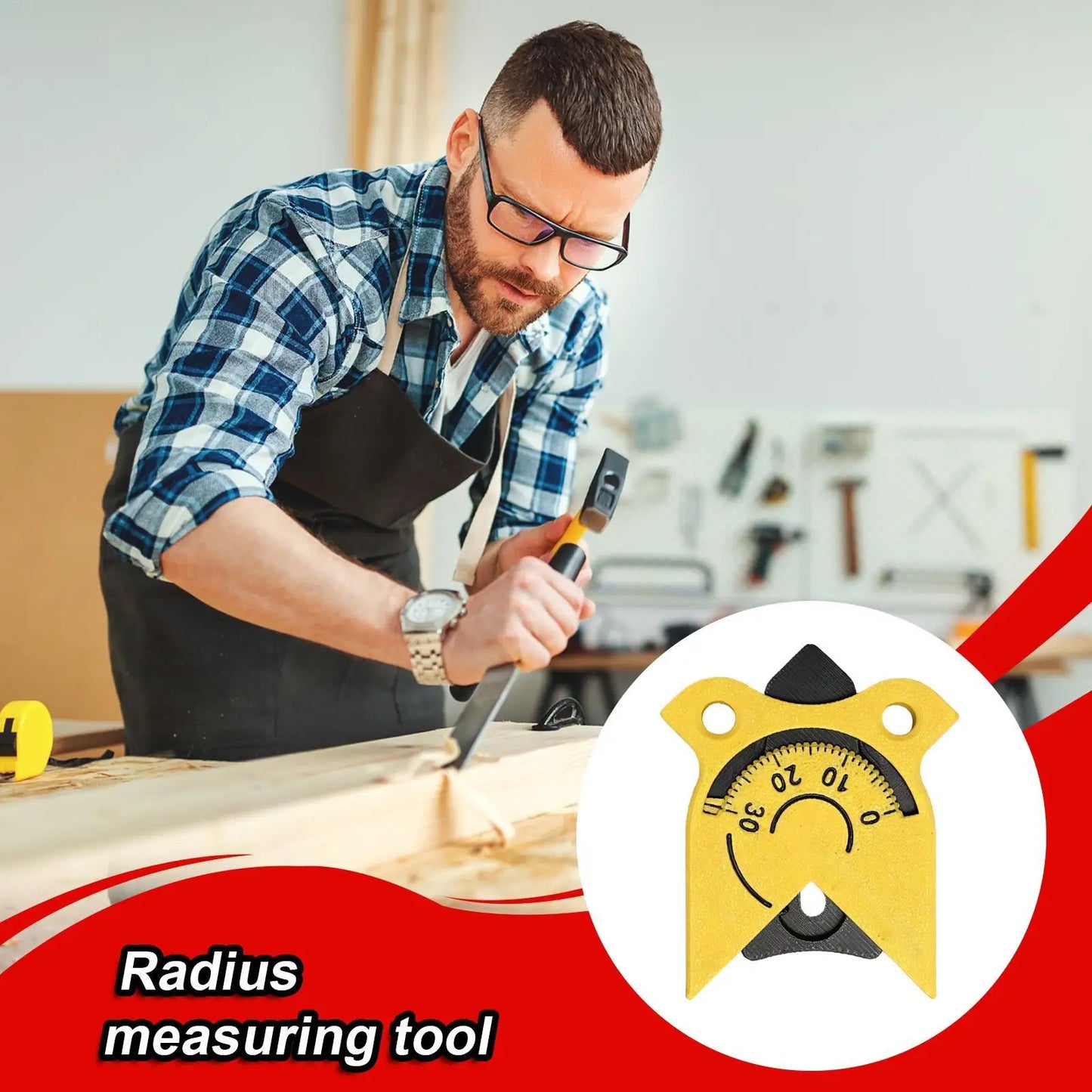 Radius Measuring Gauge | Precision Fillet Contour Tool