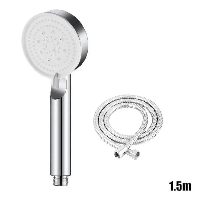 5-Mode Handheld Shower Head | Universal Fit, ABS & Silicone