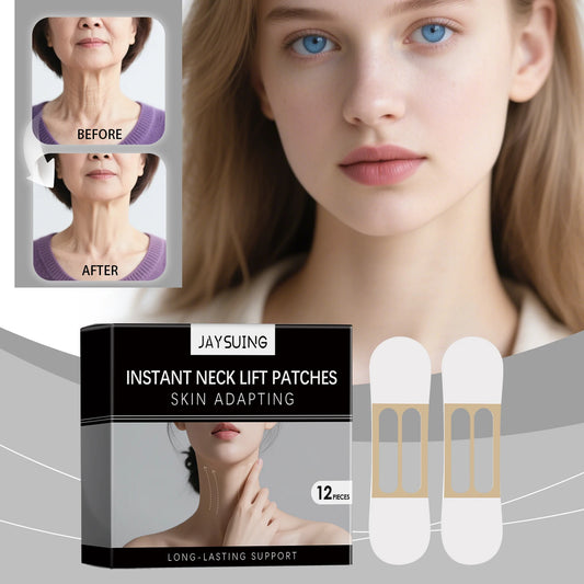 12-Pack Hydrating Neck Mask Patches | Firming & Moisturizing Neck Mask Patches Peaceful Pleasures Health and Wellness
