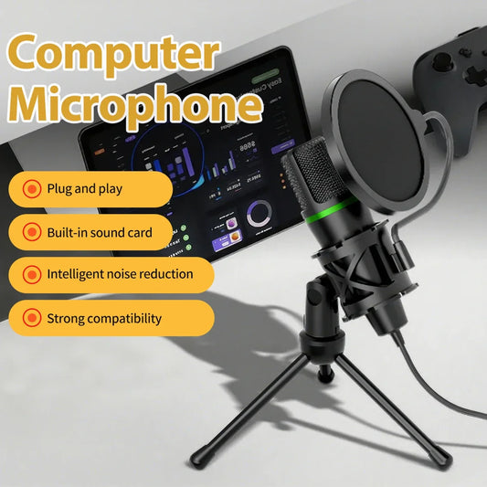 AyeBeau USB Condenser Microphone – RGB Gaming, Streaming & Podcast USB Condenser Microphone Oasis Select