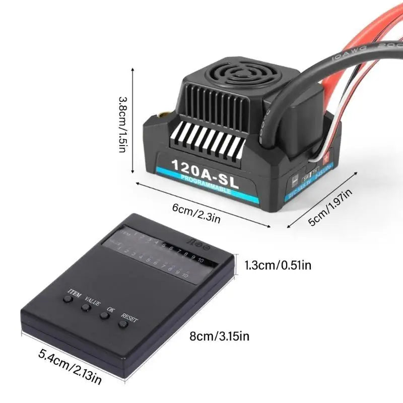 120A/150A Brushless ESC Program Card Set for 1/10 RC Car