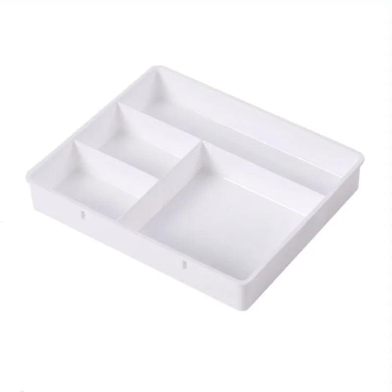 Desktop Drawer Organizer with Divided Compartments – Plastic