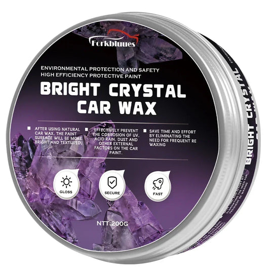 Car Wax Crystal Plating Set Auto Nano Ceramic Coating Scratch Removal Agent Car Wax Polishing Paste Maintenance Care Cream Peaceful Pleasures Health and Wellness
