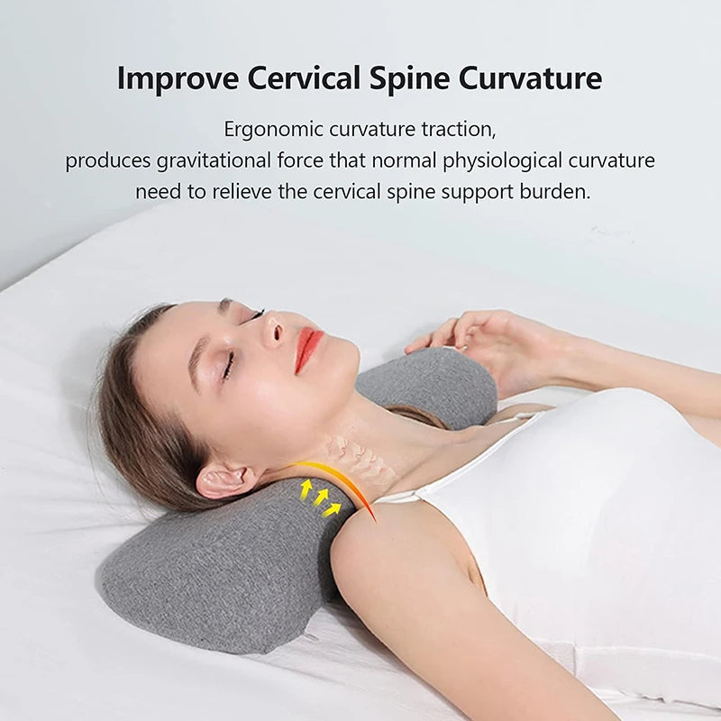 Cervical Pillow, Memory Foam Contour Pillow, Bed Pillows for Side Sleeper Ergonomic Orthopedic Sleeping Pillow, Neck Pillow Peaceful Pleasures Health and Wellness