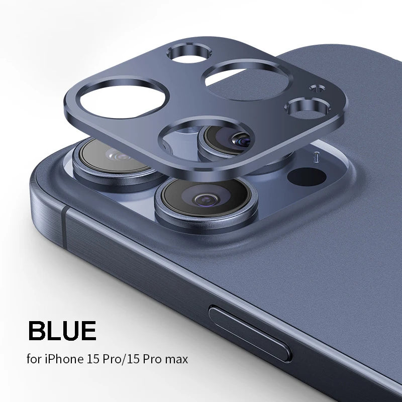Aluminum Alloy Metal Lens Ring Accessories iPhone15 Pro Max Camera Protector iphone Accessories iphone 15 Pro Max Case Peaceful Pleasures Health and Wellness Blue for iPhone15Pro